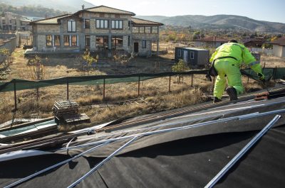 Repair and build construction of roof. Conception for roofing, n Repair and build construction of roof. Conception for roofing, n